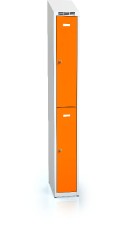  Divided cloakroom locker ALDOP with sloping top 1995 x 250 x 500